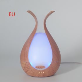 Home Office Humidifier Small Essential Oil Night Light Aroma Diffuser (Option: Colorful Wood grain-EU)