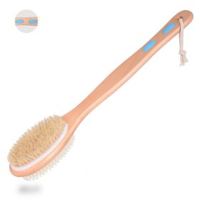 2023 Exfoliating Wooden Body Massage Shower Brush Natural Bristle Bath Brush SPA Woman Man Skin Care Dry Body Brush Long Handle
