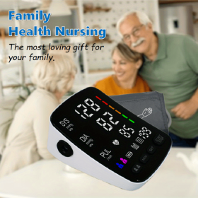 Automatic High Blood Pressure Detector For Home Use; Large Color Screen Easy To Read; Automatic Upper Blood Pressure Monitor With Extral Large Blood P