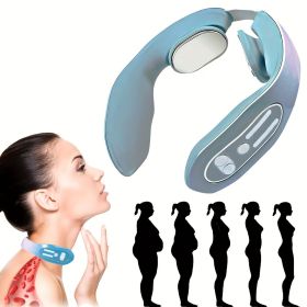 Neck Acupoint Lymphatic Massager, Electric Pulse Neck Massager, Intelligent Heated Neck Massager, Reducing Fat And Wrinkles, Promoting Blood Pressure