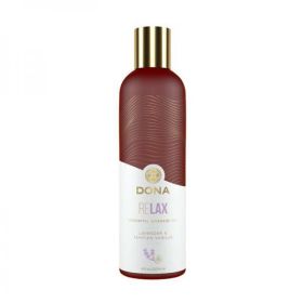 Dona Essential Massage Oil Relax Lavender &amp; Tahitian Vanilla 4oz
