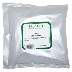 Frontier Herb Chili Powder Seasoning Blend Fiesta - Single Bulk Item - 1lb