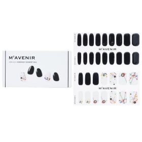 MAVENIR - Nail Sticker (Black) - # Kandinsky Segment Nail MHA-022 / 020185 32pcs