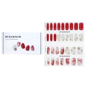 MAVENIR - Nail Sticker (Red) - # Vino Splash Nail MHA-021 / 020123 32pcs