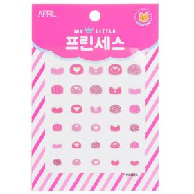 APRIL KOREA - Princess Kids Nail Sticker - # P008K 041220 1pack
