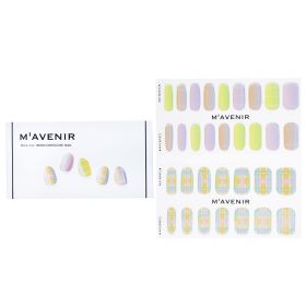 MAVENIR - Nail Sticker (Patterned) - # Neon Crossline Nail MHA-032 / 020505 32pcs
