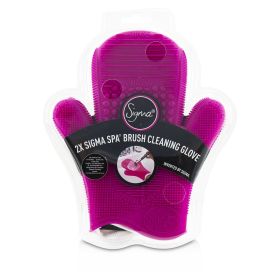 SIGMA BEAUTY - 2X Sigma Spa Brush Cleaning Glove - # Pink 013982 -