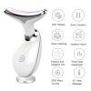 Neck Face Beauty Device LED Photon Therapy Skin Tighten Reduce Double Chin Anti Wrinkle Remove Lifting Massager Skin Care Tools