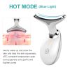Neck Face Beauty Device LED Photon Therapy Skin Tighten Reduce Double Chin Anti Wrinkle Remove Lifting Massager Skin Care Tools