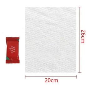 Portable Cotton Thickened Candy Small Square Towels Individually Wrapped Disposable (Option: Style1)