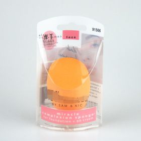 Beauty Blender Powder Puff Single Wet And Dry (Color: Orange)