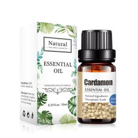 Pure Essential Oil 10ml Aroma Diffuser (Option: Cardamon-10ML)