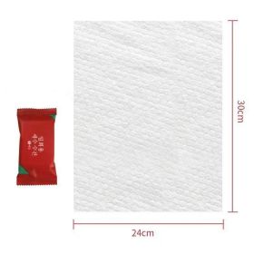 Portable Cotton Thickened Candy Small Square Towels Individually Wrapped Disposable (Option: Style2)