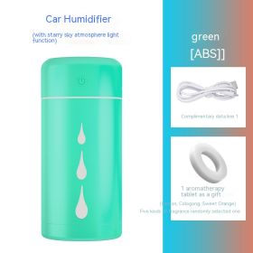 Car Humidifier Aromatherapy Spray Remove Odor (Option: ABS Green)