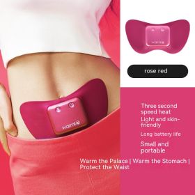Portable Fever And Pain In The Waist Belt During Female Menstrual Period (Option: Red gel-USB)