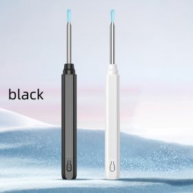 Waterproof And Clean HD Visual Earpick Wireless Endoscope (Color: Black)