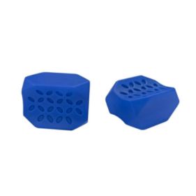 Facial Muscle Training Four-leaf Pattern Silicone Chewing Device (Option: Blue 40 Lbs-Medium 2 Pack)