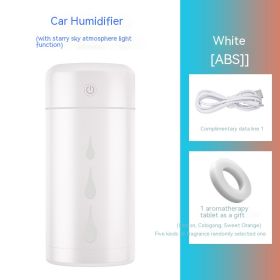 Car Humidifier Aromatherapy Spray Remove Odor (Option: ABS White)