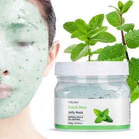 Beauty Salon Soft Mask Powder Rose Hyaluronic Acid Lavender Hydrating And Brightening Moisturizing 300g Mask Powder (Option: Mint)