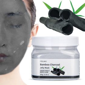 Beauty Salon Soft Mask Powder Rose Hyaluronic Acid Lavender Hydrating And Brightening Moisturizing 300g Mask Powder (Option: Bamboo Charcoal)