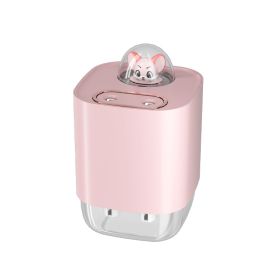 Cute Pet Double Spray Humidifier (Option: Girl Pink-Miha Mouse Rechargeable)