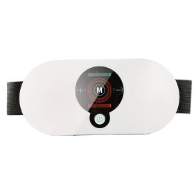 Smart Waist Massage Instrument Waist Support Smart (Option: English USB-Charging Vibration Heating)