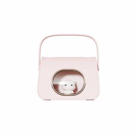 Cute Pet Double Spray Humidifier Cute Mini Large Capacity (Option: Pink Cat-Rechargeable Version)